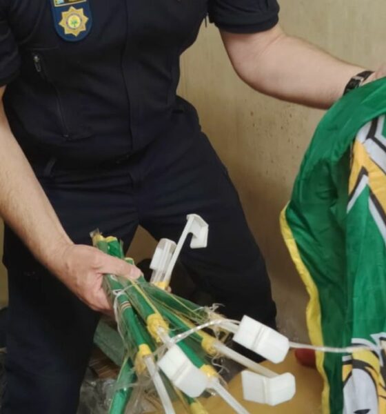 Counterfeit Springboks merchandise