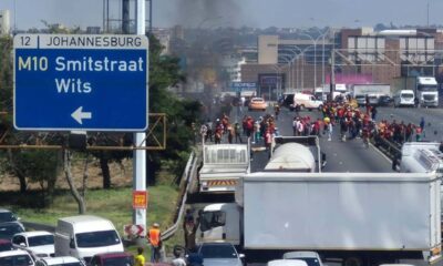 M1 freeway shut in both directions as SAMWU wage protest disrupts Johannesburg traffic